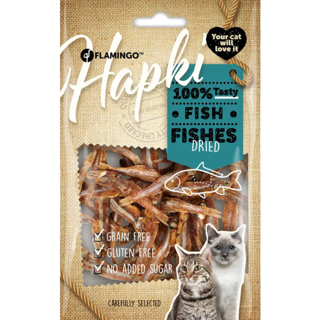 Flamingo Hapki Dried Fish - treats for cats, dried fish