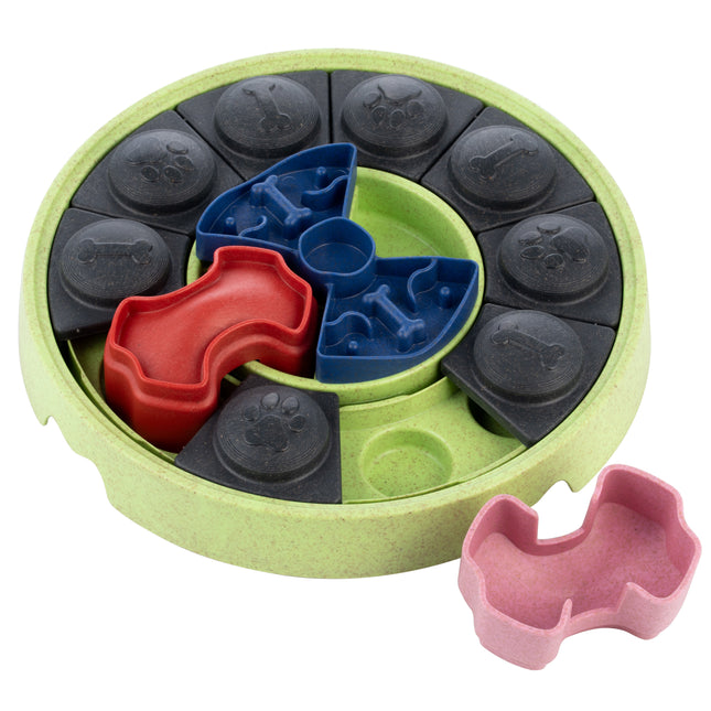 Eat Slow Live Longer Puzzle Disc - intelligence toy for dogs, disc