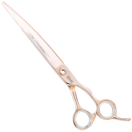 Chris Christensen Adalynn Curved Scissors - professional curved scissors made of titanium-coated Japanese steel