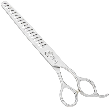 Yento Fanatic Series Chunker - professional single-sided thinning shears made of carbon stainless steel, 18 teeth