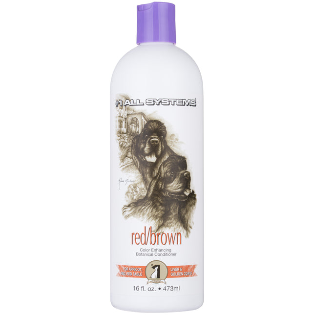 1 All Systems Color Enhancing Botanical Conditioner Red/Brown - conditioner enhancing dark golden fur