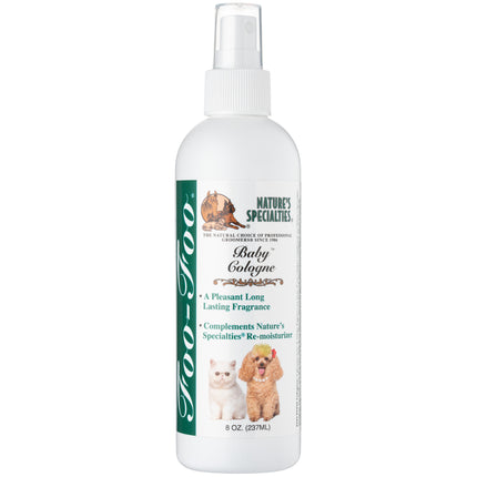 Nature's Specialties Foo Foo Baby Cologne - fragrance water for dogs and cats, sweet and powdery