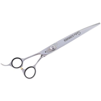 Geib Gator Lefty Convex Scissors - grooming scissors made of Japanese stainless steel, with micro-serration, left-handed - Curved