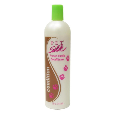 Pet Silk French Vanilla Conditioner - moisturizing conditioner for sensitive skin of dogs and cats, with a vanilla scent, concentrate 1:16