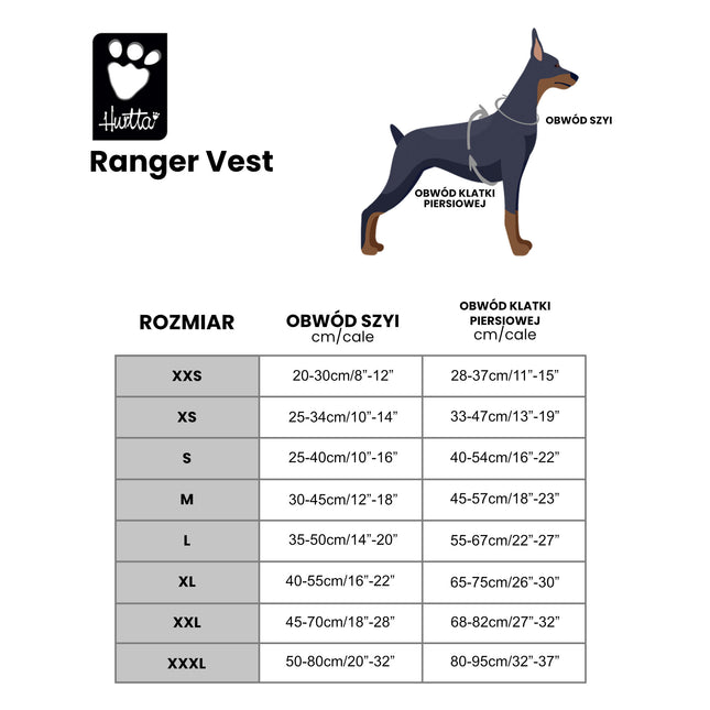 Hurtta Ranger Vest Camo - reflective vest for dogs