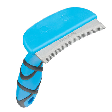 Groom Professional Shed Stopper Large - large undercoat removal tool, curved