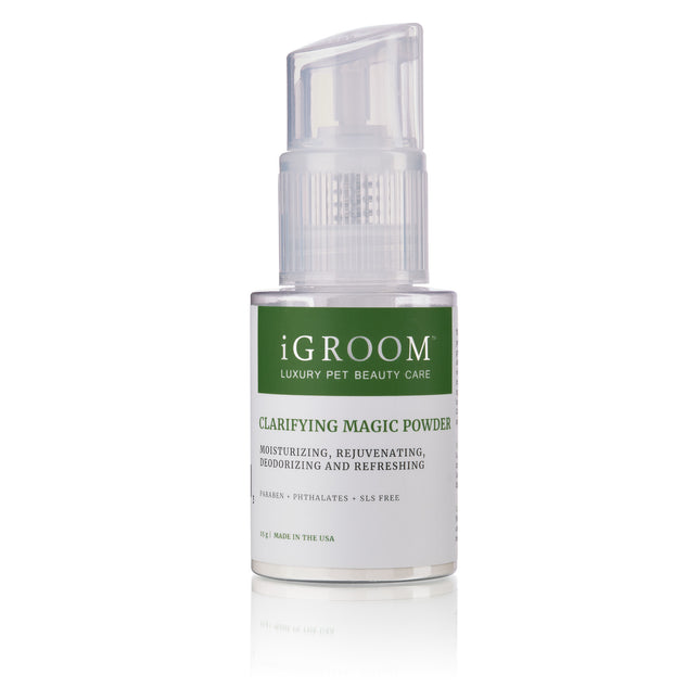 IGroom Clarifying Magic Powder - powder for dogs and cats, adds volume, refreshes, repels fleas and ticks