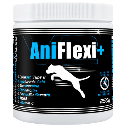 Game Dog AniFlexi+ - supplement supporting dog bones and joints, with type II collagen