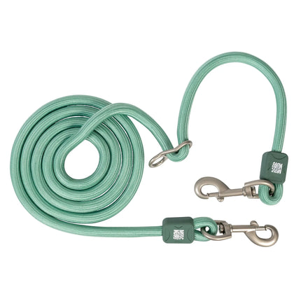 Max&Molly Rope Leash Matrix 2.0 200cm Jade - detachable rope leash for dogs, mint green