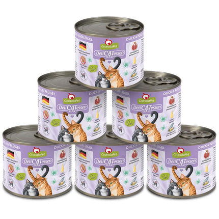 GranataPet DeliCatessen Duck & Poultry - grain-free wet food for cats, duck and poultry