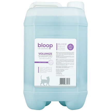 Bloop Volumize Shampoo For Cats - professional volumizing shampoo for cats that facilitates detangling, concentrated 1:10