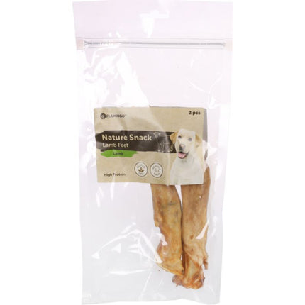 Flamingo Nature Snack Lamb Feet - dog treats, lamb hooves