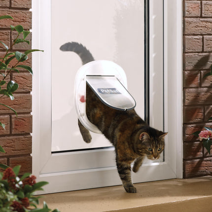 PetSafe Staywell Big Cat & Small Dog Flap Frosted - transparent flap for big cats and small dogs