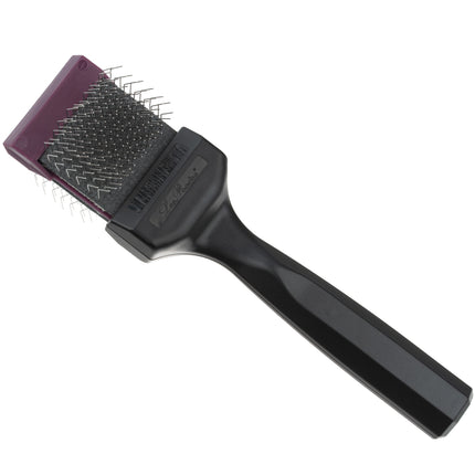 Les Poochs Hard Pro Brush - original brush for dogs, with a flexible head, hard