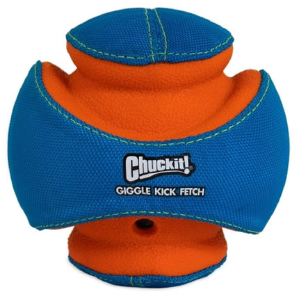 Chuckit! Giggle Kick Fetch - indestructible squeaky ball for dogs