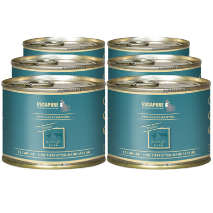 Escapure Duck and Veal Pâté - Grain-Free Wet Cat Food, Duck and Veal Stew