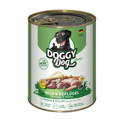 Doggy Dog Venison & Poultry - grain-free wet dog food with venison and poultry