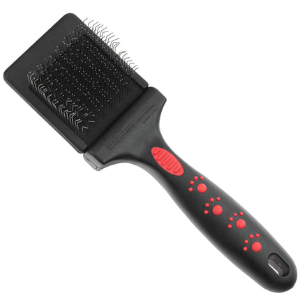 Chadog Biflex Card - flexible, double-sided poodle brush for dogs and cats