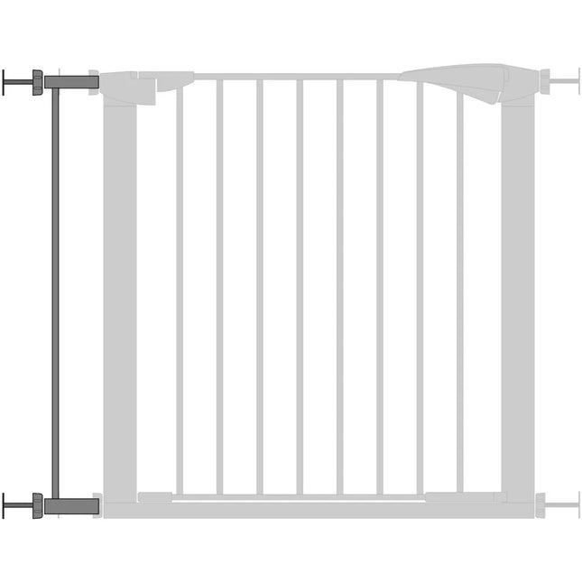 Flamingo Pet Gate Salus Grey Extension - extension for the Flamingo Pet Gate Salus Grey