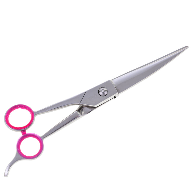 Geib Gator Left Curved Scissors - curved grooming scissors, made of Japanese stainless steel, left-handed