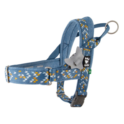 Hurtta Razzle - Dazzle H - Harness Bilberry - Norwegian harness for puppies and adult dogs - 55 - 65cm