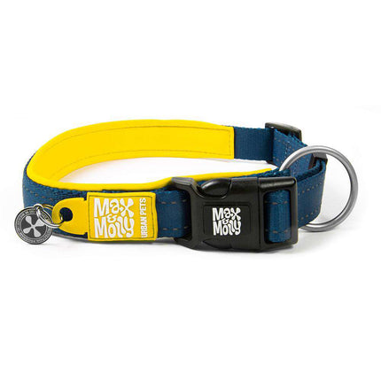 Max&Molly GOTCHA! Smart ID Matrix Collar - dog collar with QR locator, yellow