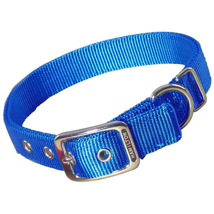 Hamilton Double Thick Dog Collar - strong, nylon dog collar - Length: 76cm