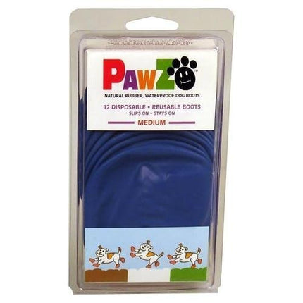 PAWZ - rubber dog boots, size M, 12 pieces