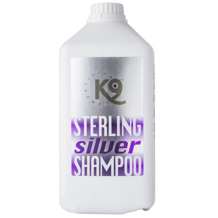 K9 Horse Sterling Silver Shampoo - shampoo for white and silver horse coats, concentrate 1:10 - 2.7L