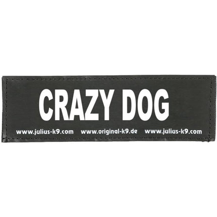 Julius K9 Crazy Dog Patch 2pcs - patches for Julius harnesses, with Velcro