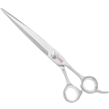 Yento Ergo Line Wide Blade Scissors - professional straight scissors with wide blades, Hitachi Japanese steel