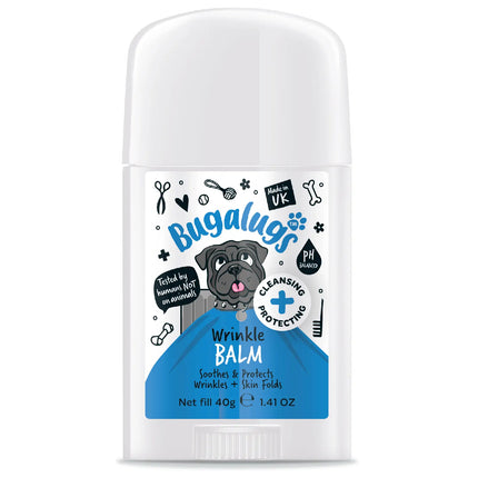 Bugalugs Wrinkle Balm - Soothing and Protective Balm for Skin Folds, Paws, and Nose of Dogs and Cats