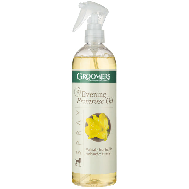 Groomers Coat Conditioner Spray with EPO - Express Softening and Moisturizing Conditioner for Fur, Soothes Irritations, with Evening Primrose Oil