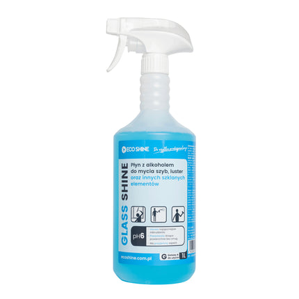 Eco Shine Glass Shine - alcohol-based cleaner for glass countertops, windows, and mirrors