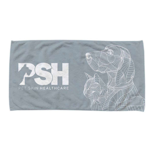 PSH Bath Towel for Dogs and Cats, White