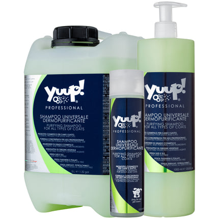 Yuup! Professional Purifying Shampoo - universal cleansing shampoo for all coat types of dogs and cats, concentrate 1:20