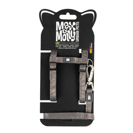 Max&Molly Cat Lead & Harness Set Matrix 2.0 - harness and leash set for cats, with neoprene lining