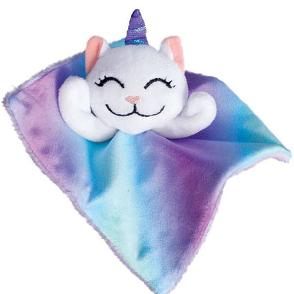 KONG Crackles Caticorn - crinkly plush toy for cats, cat unicorn with catnip