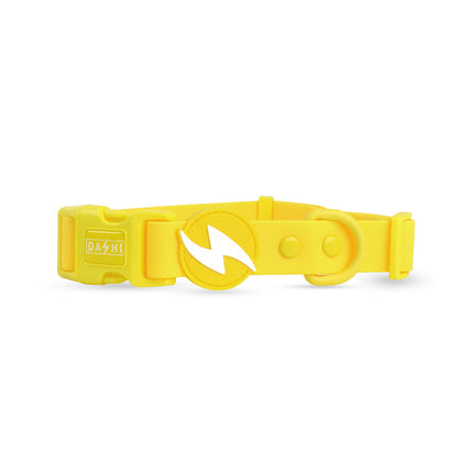 Dashi Colorflex Collar Yellow - waterproof dog collar, yellow