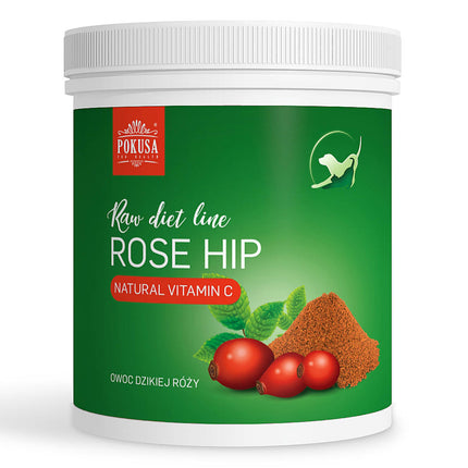 Pokusa RawDietLine Hip - wild rose fruit for dogs and cats, source of vitamin C, for immunity, in the prevention of the urinary system.