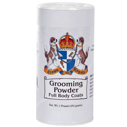 Crown Royale Grooming Powder Full Body - grooming powder for thick, abundant fur