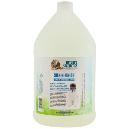 Nature's Specialties Silk - N - Finish Spray - multifunctional spray for dog and cat fur, prevents the formation of snowballs