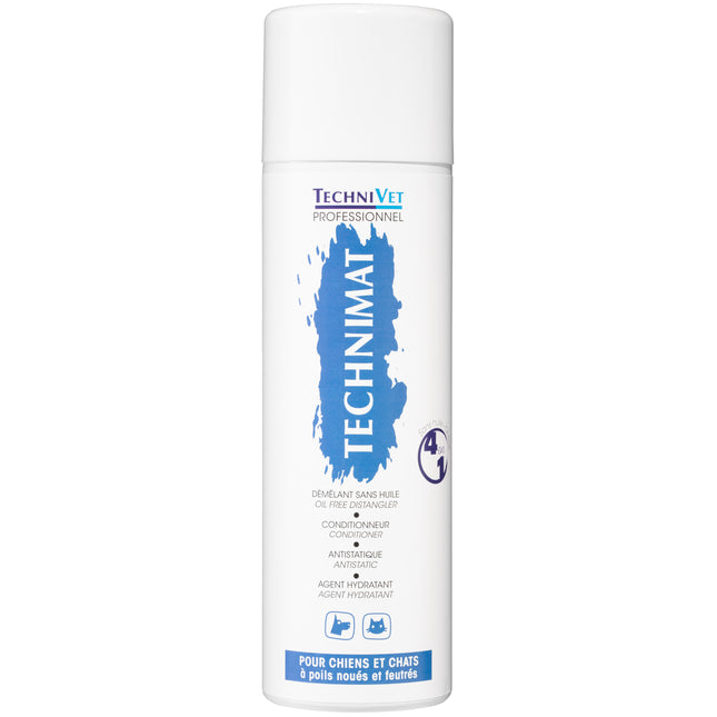 Technivet Technimat Detangler - anti-static conditioner that facilitates the detangling of dog and cat fur