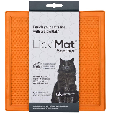 LickiMat Classic Soother Cat - licking mat for cats