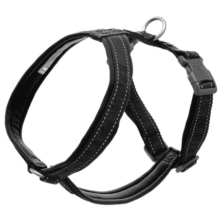 Hurtta Casual Eco Y - Harness Raven - guard harness for dogs made from recycled materials - 30 - 35