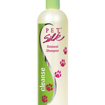 Pet Silk Oatmeal Shampoo - oatmeal shampoo for dogs and cats, for dry, sensitive, and irritated skin, concentrate 1:16