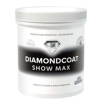 Pokusa DiamondCoat Show Max 500tbl. - supplement that supports coat condition and enhances color, for show dogs