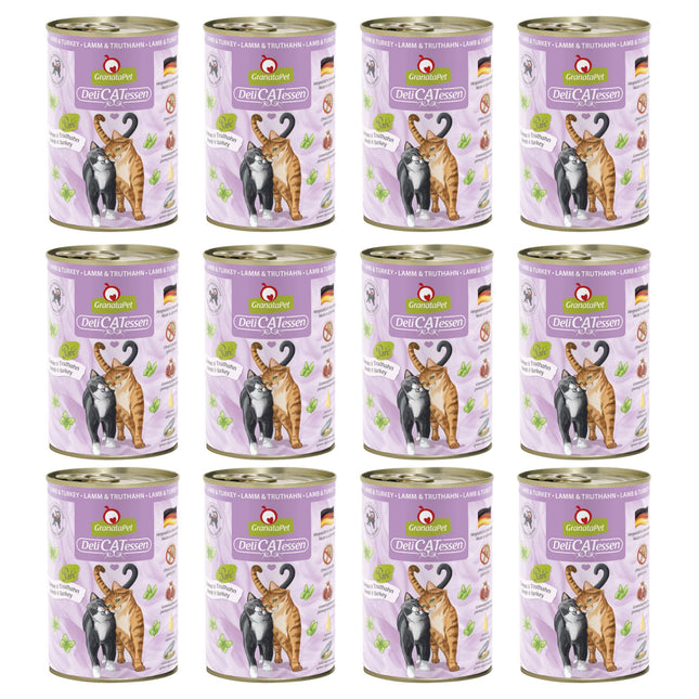 GranataPet DeliCatessen Lamb & Turkey - grain-free wet food for cats, lamb and turkey