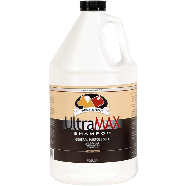 Best Shot UltraMax Pro 4in1 Shampoo - professional, multifunctional, and efficient pet shampoo, concentrate 1:50 - 4.1L