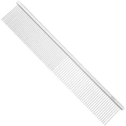 Yento Scissoring Comb - professional metal comb for separating hair strands, making grooming easier